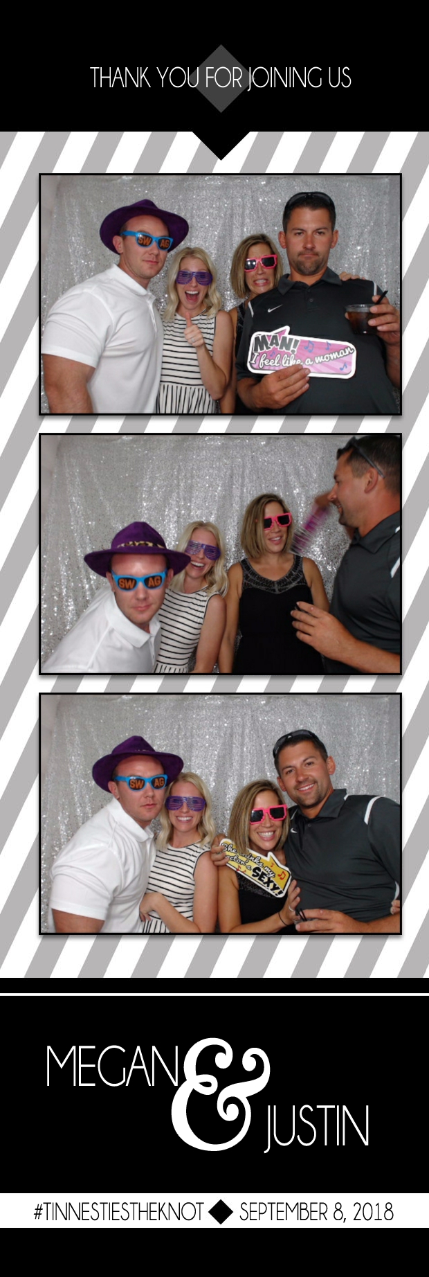 Megan and Justin's Wedding | View more photos from the event at gallery.photoboothbillings.com/u/PhotoBoothBillings/Megan-and-Justins-Wedding